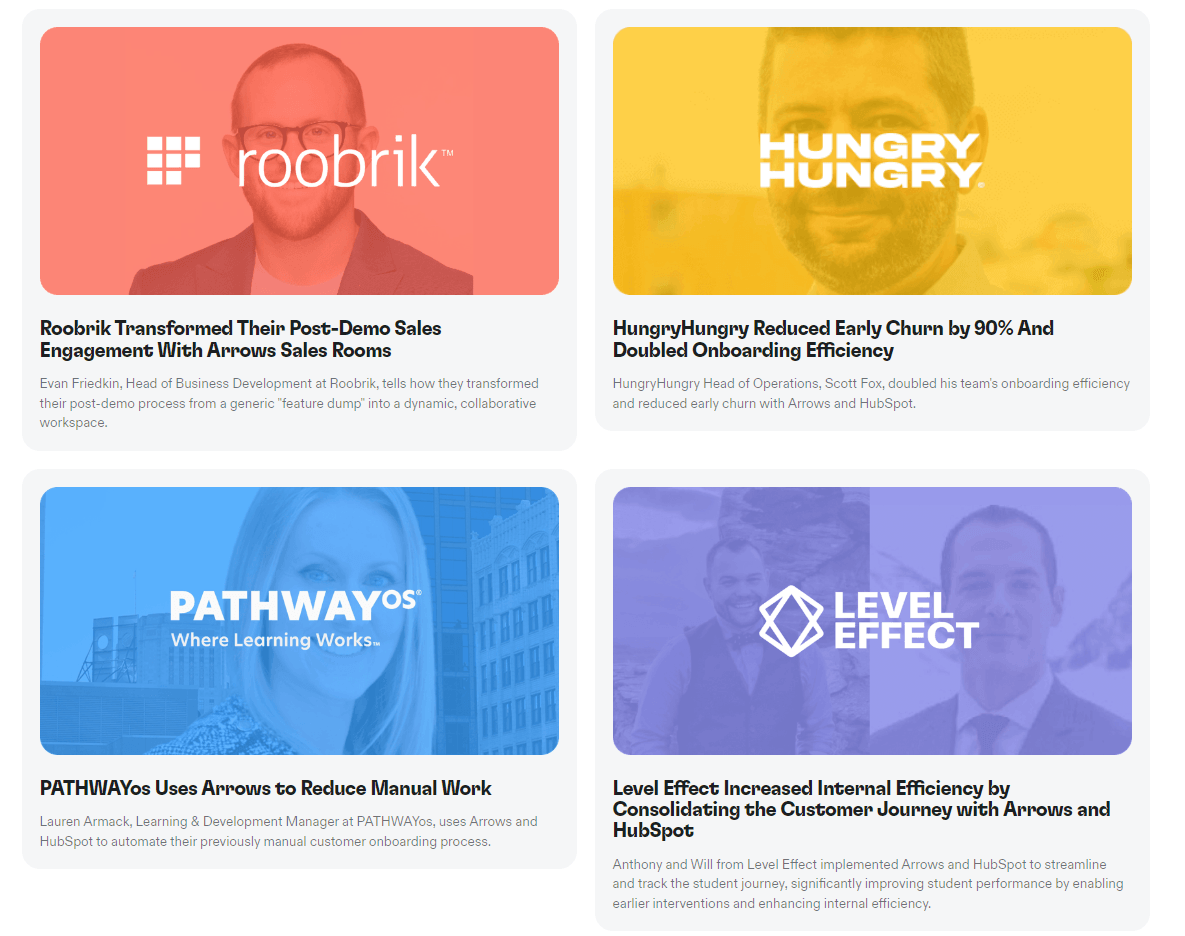 arrows case studies