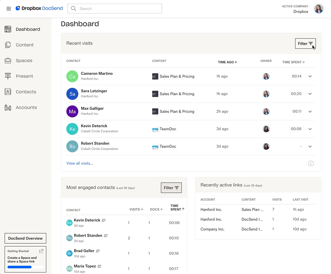 docsend features