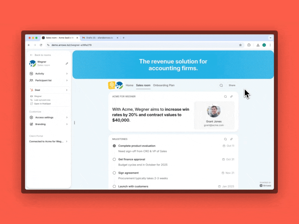 arrows onboarding plans